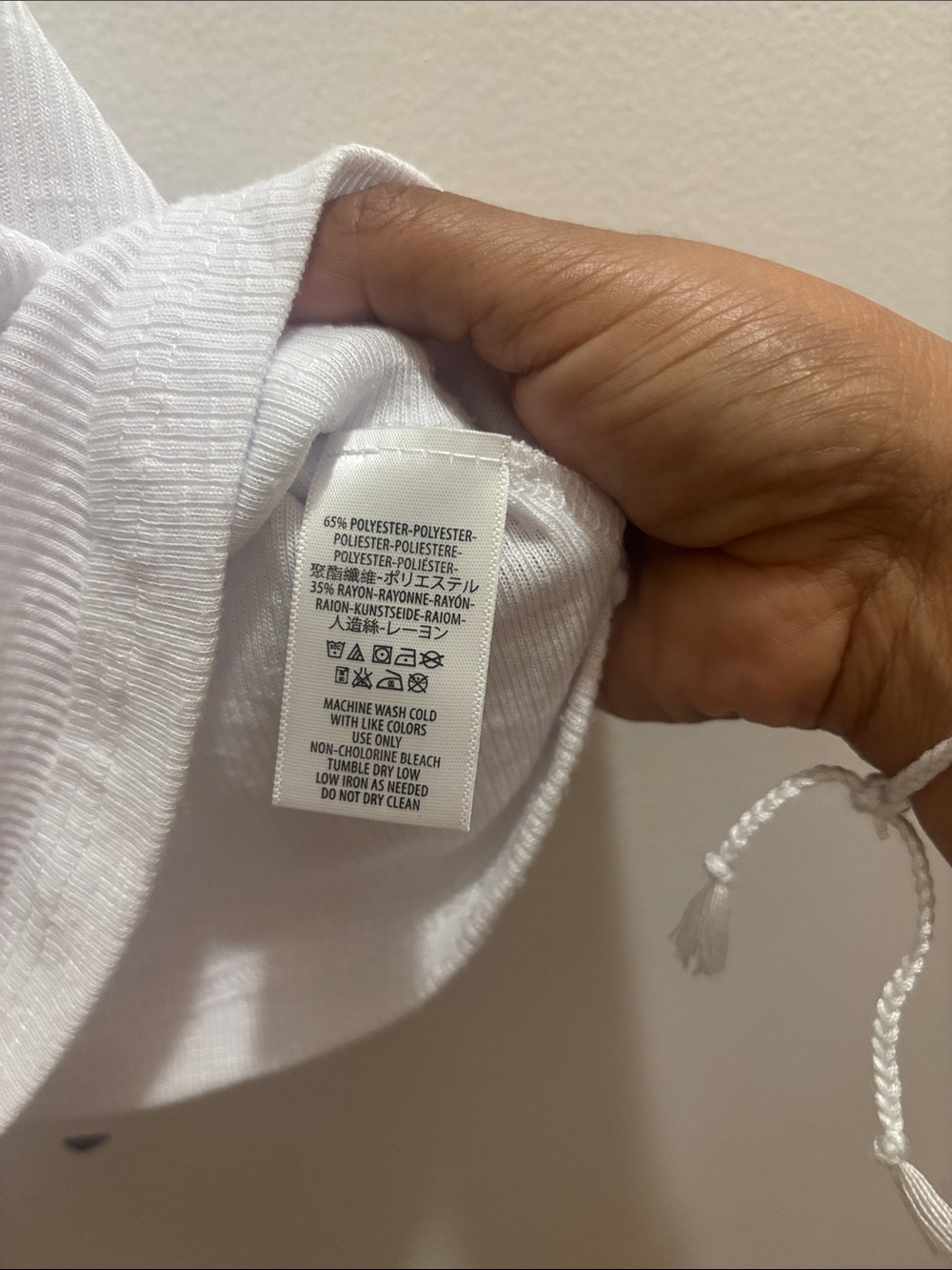 Free People White Ribbed Muscle Tank - Picture 4 of 6